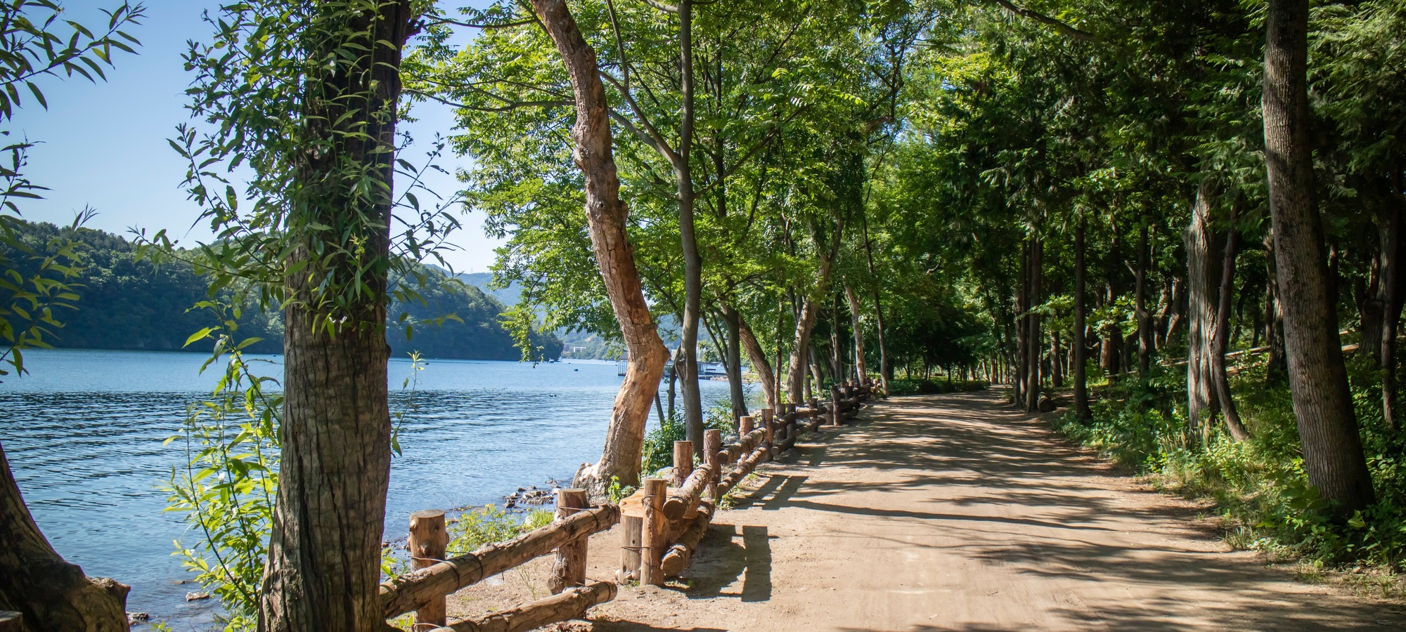 Nami Island route path