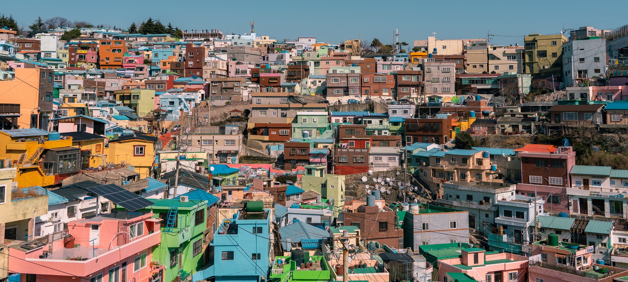 Gamcheon Culture Village on Busan Sunset Tour with Sky Capsule, Old Town & Local Snacks