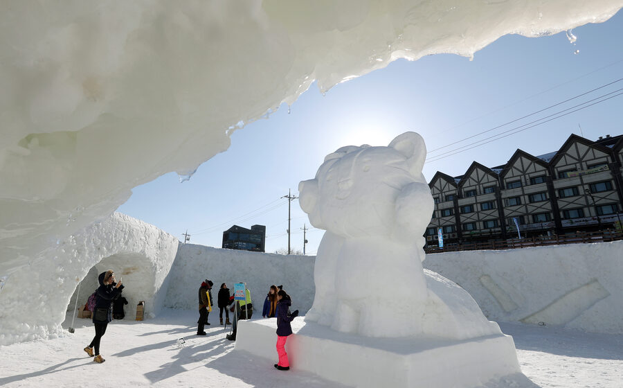 Daegwallyeong Snow Festival in Gangwon State